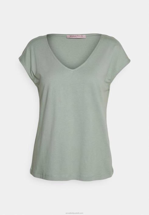 femei tricou de bază verde deschis Anna Field2284322