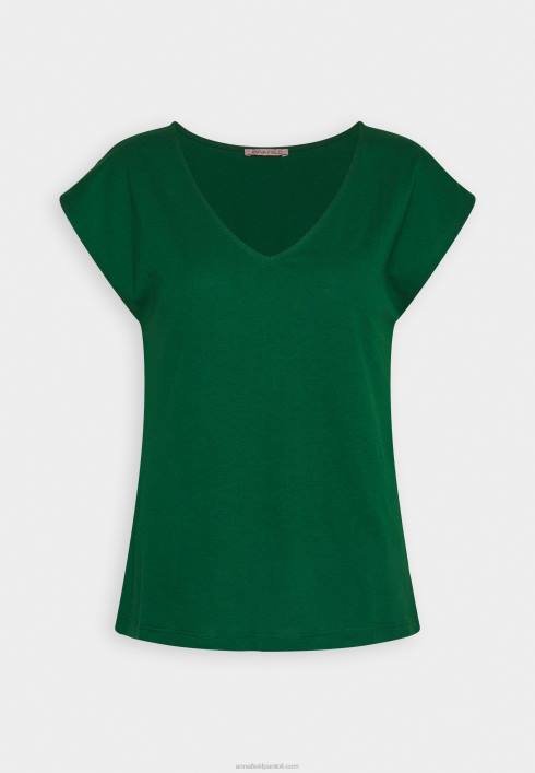 femei tricou de bază verde închis Anna Field2284326