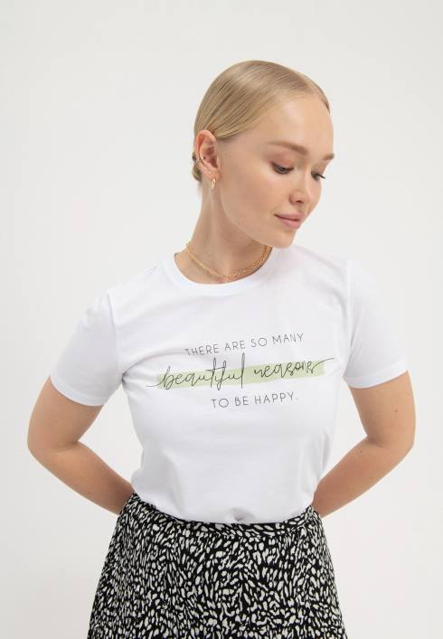 femei tricou imprimat alb Anna Field2284239