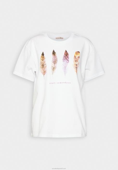 femei tricou imprimat alb Anna Field2284372