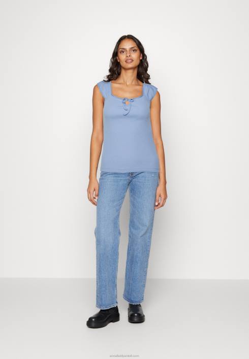 femei tricou imprimat albastru deschis Anna Field2284278