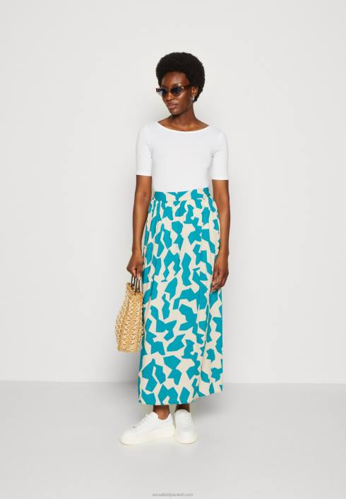 femei tricou imprimat albastru deschis/alb Anna Field2284292