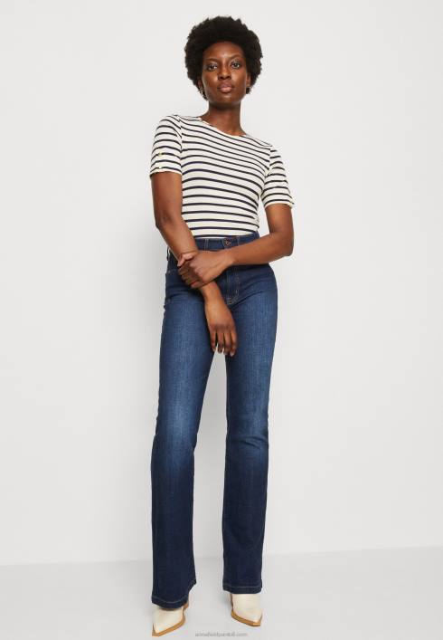 femei tricou imprimat albastru închis/alb Anna Field2284339