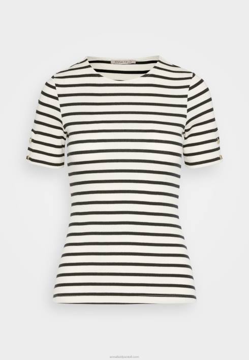 femei tricou imprimat albastru închis/alb Anna Field2284339