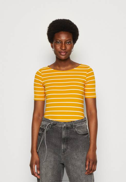 femei tricou imprimat galben închis/alb Anna Field2284295