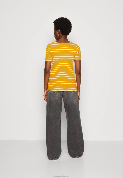 femei tricou imprimat galben închis/alb Anna Field2284295