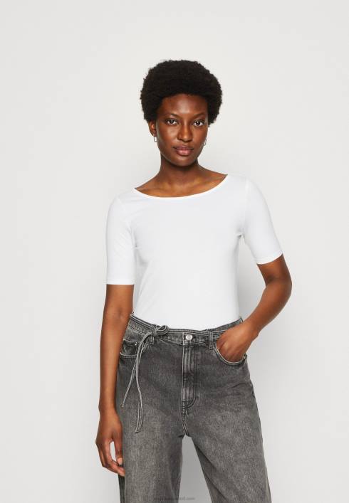 femei tricou imprimat galben închis/alb Anna Field2284295