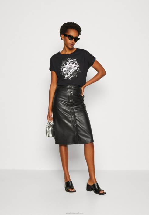 femei tricou imprimat negru Anna Field2284332