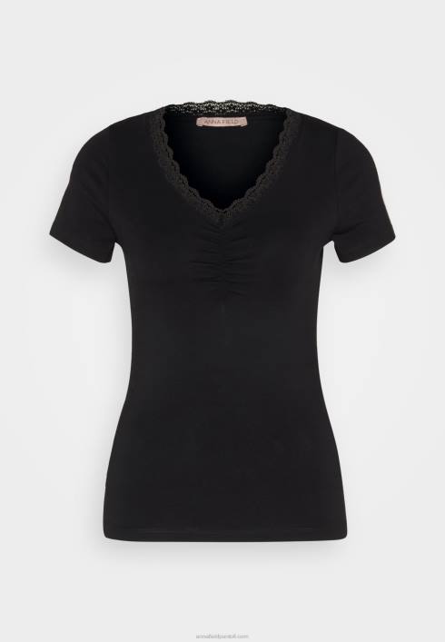 femei tricou imprimat negru Anna Field2284353