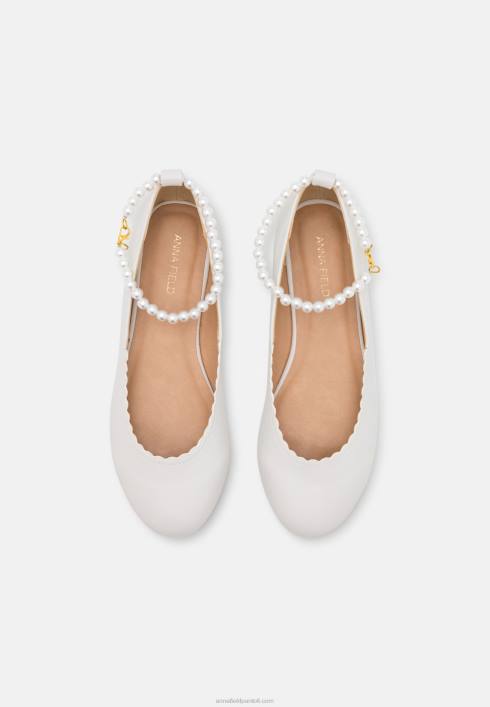 femei balerini cu bandă la gleznă albi Anna Field22842178