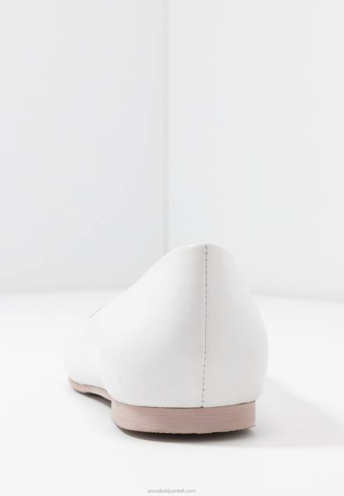 femei balerini din piele alb Anna Field22842072