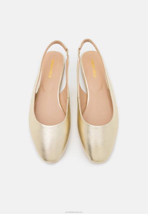 femei balerini din piele aurii Anna Field22842182
