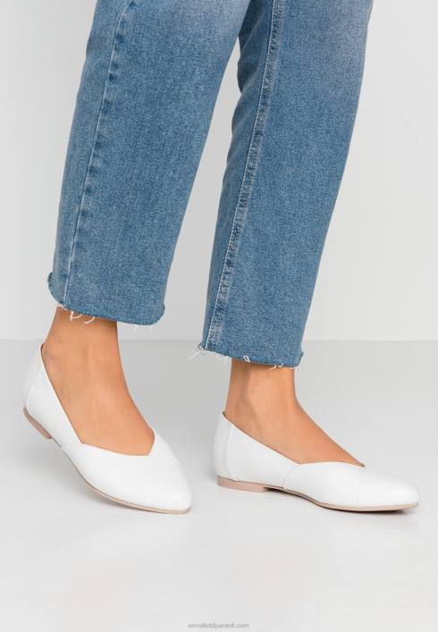 femei balerini din piele balerini albi Anna Field22842135