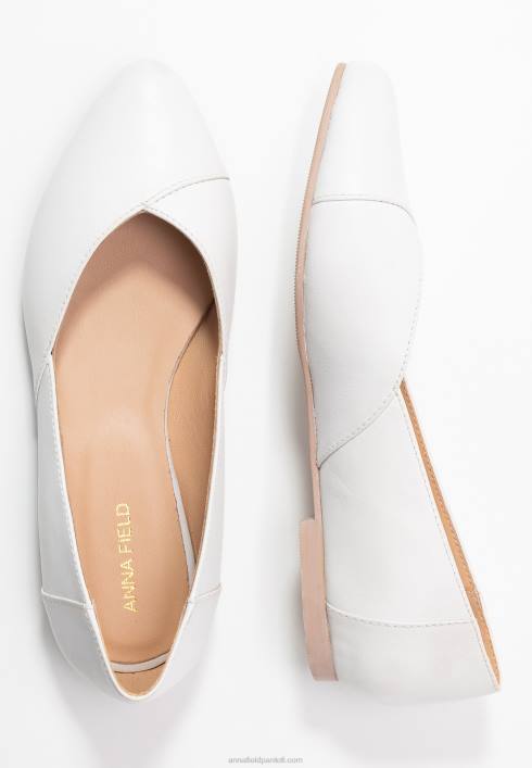femei balerini din piele balerini albi Anna Field22842135