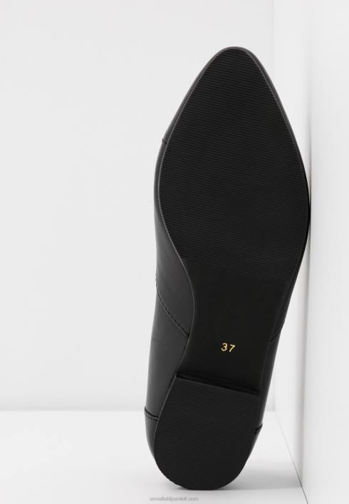 femei balerini din piele balerini negri Anna Field22842090