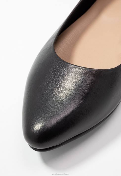 femei balerini din piele negri Anna Field22842077