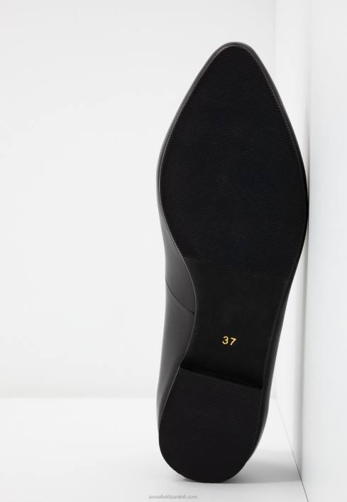 femei balerini din piele negri Anna Field22842077