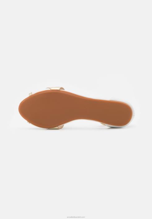 femei balerini peeptoe din piele alb Anna Field22842087