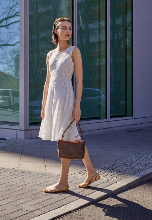 femei balerini peeptoe din piele aurii Anna Field22842131