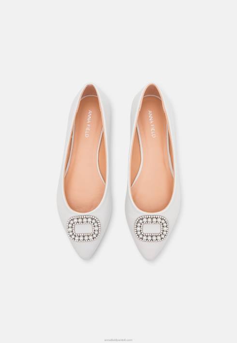 femei pompe de balet albe Anna Field22842098