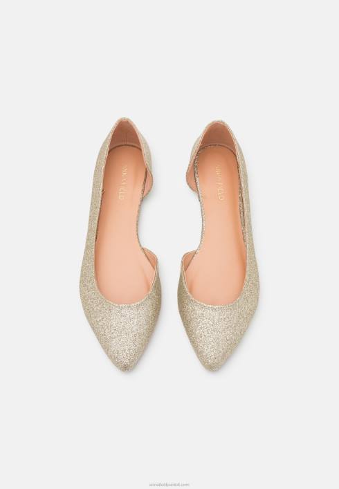 femei pompe de balet aurii Anna Field22842146