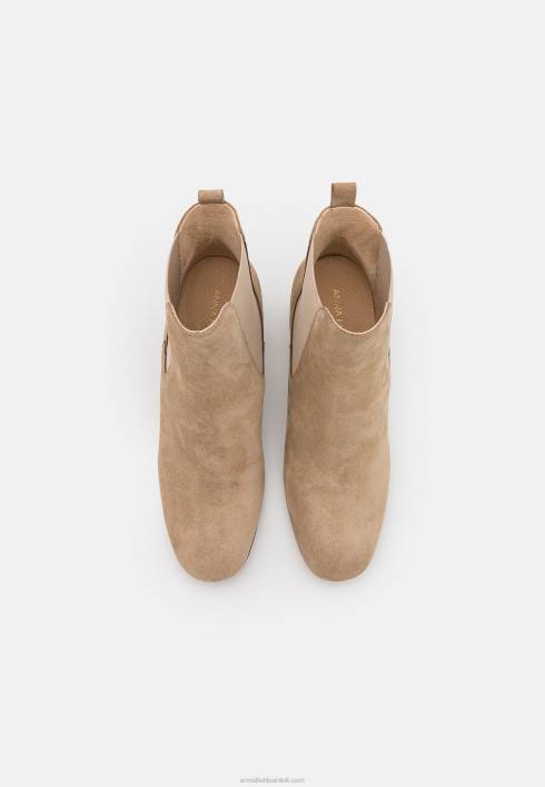 femei botine clasice din piele bej Anna Field22841893