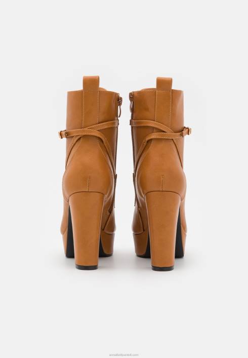 femei botine cu șireturi coniac Anna Field22842031