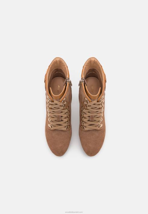 femei botine cu siret din piele cognac Anna Field22842018