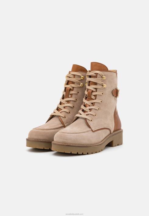 femei botine cu siret din piele taupe Anna Field22842022