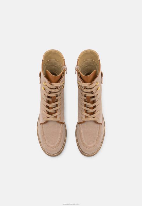 femei botine cu siret din piele taupe Anna Field22842022