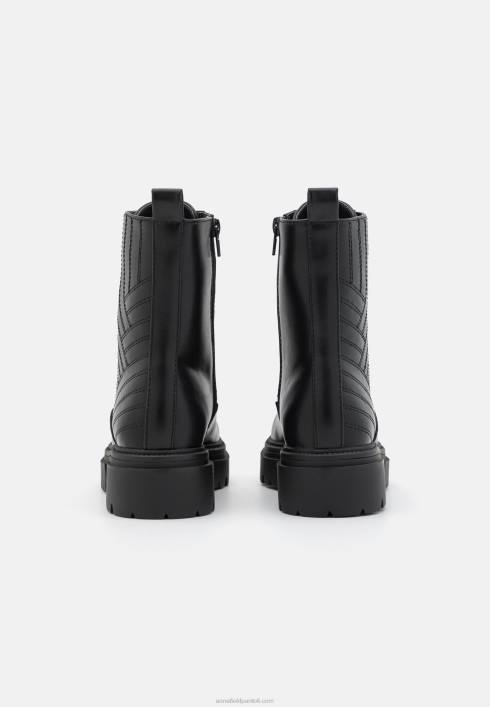 femei botine cu siret negre Anna Field22842027