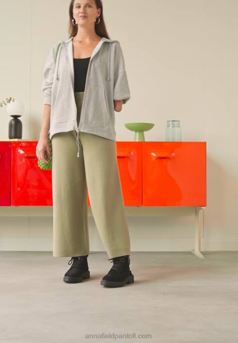 femei botine cu siret negre Anna Field22842038