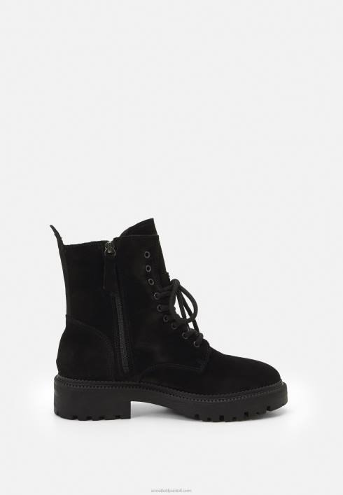 femei botine cu siret negre Anna Field22842038