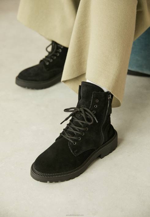 femei botine cu siret negre Anna Field22842038