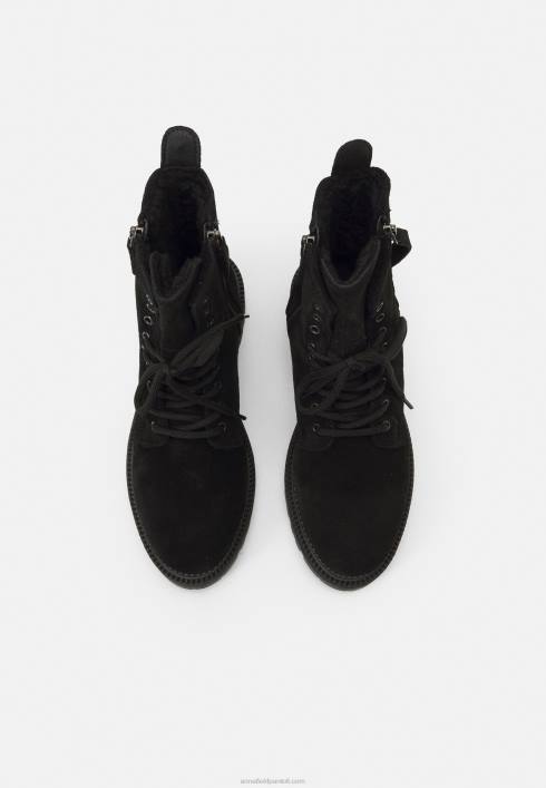 femei botine cu siret negre Anna Field22842038