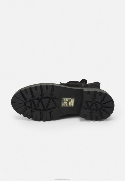 femei botine cu siret negre Anna Field22842038