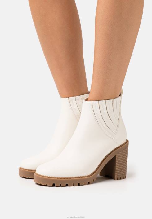 femei botine cu toc alb Anna Field22841960