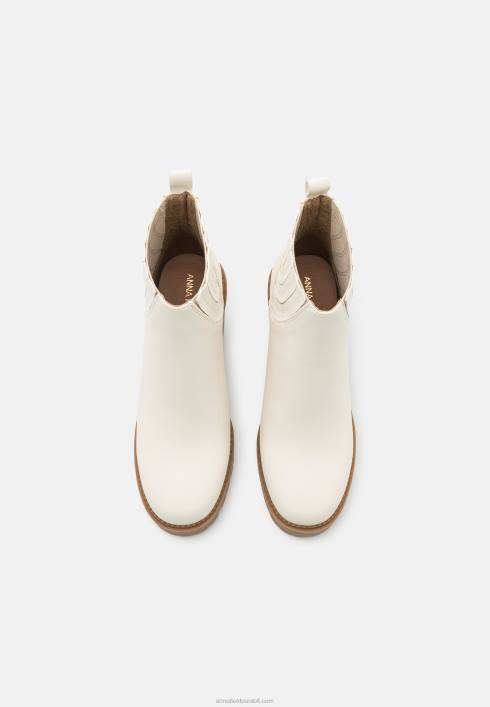 femei botine cu toc alb Anna Field22841960