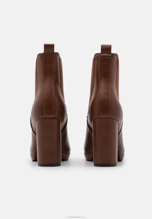 femei botine cu toc înalt cognac Anna Field22842053