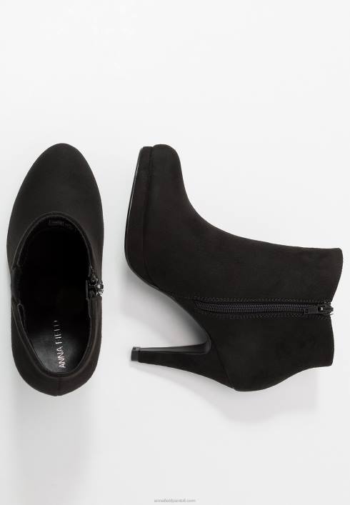 femei botine cu toc înalt negre Anna Field22841985
