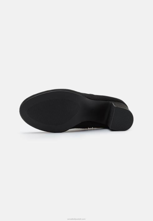 femei botine cu toc înalt negre Anna Field22841997