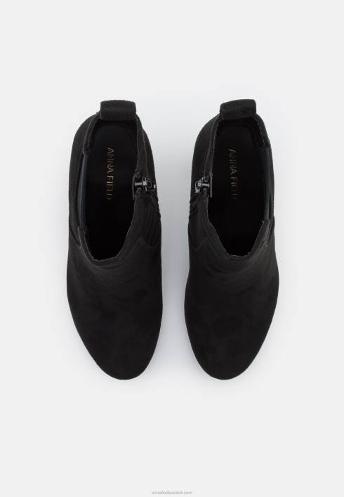 femei botine cu toc înalt negre Anna Field22841997