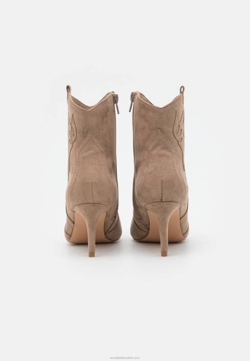 femei botine cu toc înalt taupe Anna Field22842048