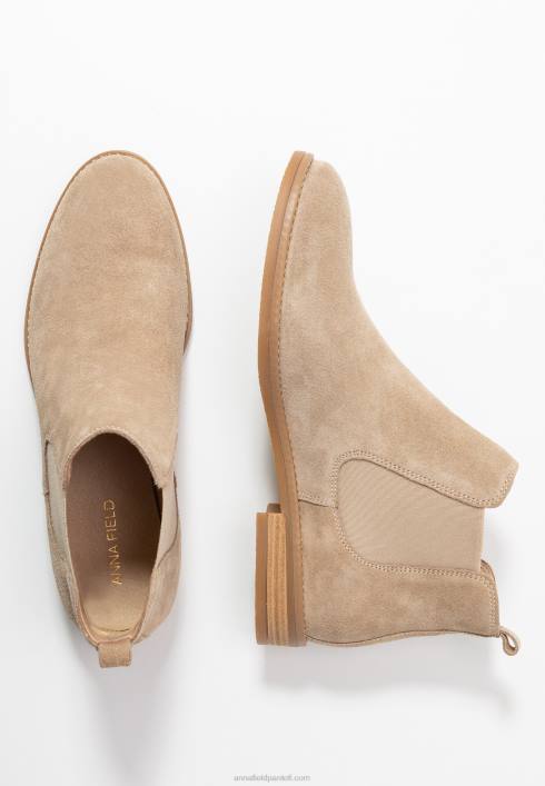 femei botine din piele bej Anna Field22842005