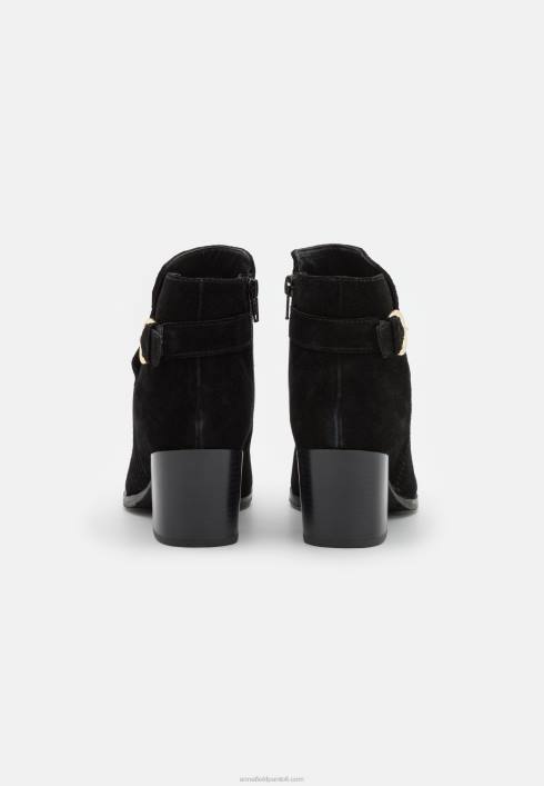 femei botine din piele negre Anna Field22841964