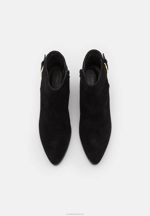 femei botine din piele negre Anna Field22841964