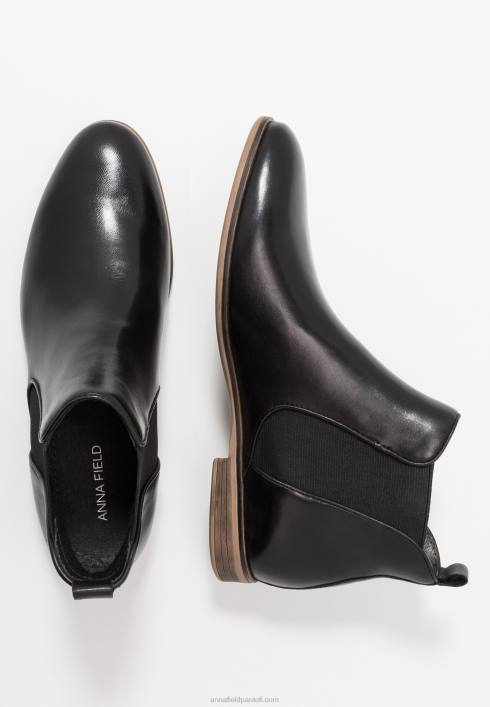 femei botine din piele negre Anna Field22842002