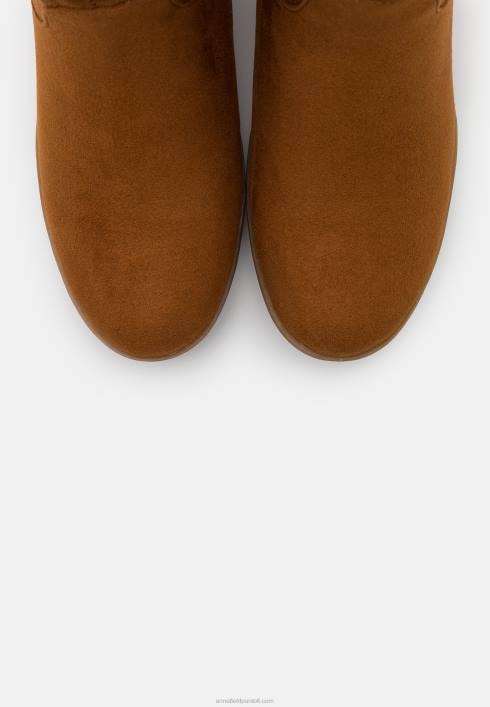 femei cizme de iarnă botine cu pană coniac Anna Field22842064