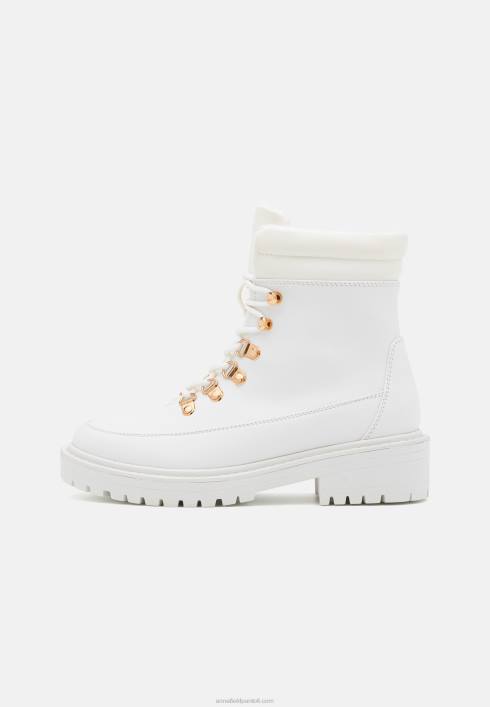 femei cizme de iarna botine cu siret alb Anna Field22842046