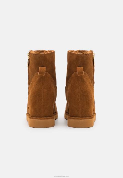 femei cizme iarna piele botine cognac Anna Field22841916